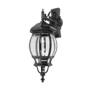 Vienna Wall Sconce Down Bracket H625mm Black Aluminium - 15993