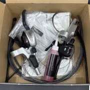 NOS Shimano DEORE XT ST-M766 STI Dual Control 3x9-Speed Brake/Mech Shifter Set
