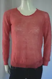 NEW $178 DIESEL HINOKY A SWEATER For Woman's SZ SMALL in Red pink