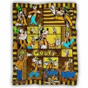 Goofy Blanket, Goofy Cartoon Fleece, Sherpa Blanket