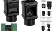 Downspout Filter, Downspout Leaf Filter, Gutter Downspout Guard, Black