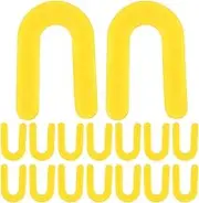 Housoutil Tile Spacers Set 100pcs U-Shape Plastic Shims for Ceramic Tiles Deck Floor Levelling