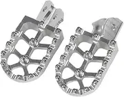 Dirt Bike Foot Pegs for Sur-Ron S/X Off-Road Bike Vehicle Accessories Footrest Footpegs Foot Pegs Rest Pedals (Color : Silver)