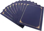 GETAJGHSD 10Pcs Certificate Holder Premium Award Covers for Diplomas Achievements Certificates Lightweight Stylish Protection for Home Office Display