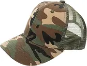 [CLISPEED] Camouflage Sun Hat Lightweight Baseball Cap with Cooling Mesh for Outdoor Activities Stylish Sun Protection for Boys