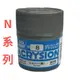 GUNZE N系列 新環保水性乳膠漆 亮光銀色 N-8 10ml 貨號N8