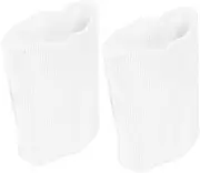 Tofficu 2 Pairs Thick Ribbed Cuffs Elastic Woven Sewing Accessories DIY Cuffs for Craft Projects