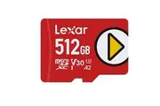 Lexar PLAY 512GB MicroSDXC Class 10 U3 V30 Memory Card [LMSPLAY512G-BNSNG]
