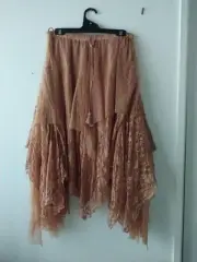 TREE OF LIFE PEACE ANGEL ENCHANTED LACE & NET HANDKERCHIEF STYLE SKIRT