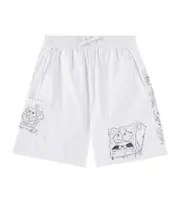 [Stella McCartney Kids] Stella McCartney Kids x SpongeBob SquarePants cotton shorts Y 14 white