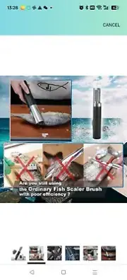 Powerful Electric Fish Scaler ，Cordless Fish Scaler Remover Easily Remove fishsc