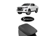 For Toyota Hilux SX, SR, ROGUE, RUGGED 2015-On Canvas Console Lid Cover Armrest Cover Charcoal