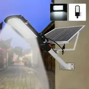 15W Solar Power LED Light Sensor Street Road Lamp Waterproof for Outdoor Garden Pathway 24 BLACK
