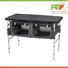 Oztrail Folding Camping Table with Storage