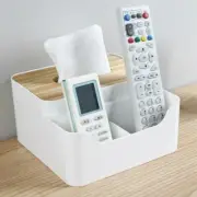 Desktop Storage Box Tissue Box Cover Storage Organizer Dispenser