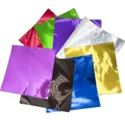 4x4 inch Candy Chocolate Wrappers 800 Sheets Coloured Candy Foil Wrappers Cho...