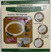 Clover Turnable 18cm (7") Embroidery Hoop #8815 With Clamp Stand