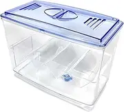 Fenteer Fishing Breeding Box Incubators Easy Feeding Multipurpose Large Capacity Fish Tank Hatchery Fish Isolation Box for Baby Fish