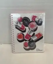 Christian Dior Journal Spiral Notebook Hot Pink Orange Sheets 5.5 x 7” SEALED