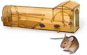 KEPLIN Humane Mouse Trap No Kill The Mice, Pets and Children Friendly Rodent Trap, Brown