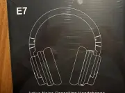 Movssou E7 Active Noise Cancelling Bluetooth Over-Ear Headphones - Black