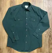 Men’s Cabela’s Outfitters Forest Long Sleeve Button Down Shirt Medium NEW NWT