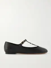 [Chloé] Chloé - Marcie Embellished Leather Ballet Flats - Black - IT42 IT 42 Black