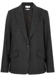 Vince Woven Blazer - Charcoal - 6 (UK10 / S) 6 (UK10 / S)