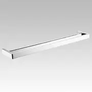 Cavallo Chrome Square Double Towel Rail 800mm