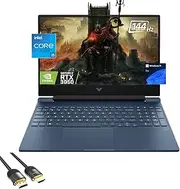 HP Victus Gaming Laptop, 15.6" FHD Display, 12th Gen 8-Core i5 12450H, GeForce RTX 3050, 32GB RAM, 2TB PCle 4.0, Backlit KB, Keypad, WiFi 6, RJ45, USB-C, US Version KB, PDG HDMI, Win 11 Pro