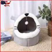 Enclosed Cat Bed Comfortable Dog Sleep Cushion Anti-skid for Small Pets Products