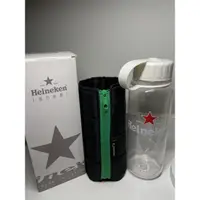 在飛比找蝦皮購物優惠-Heineken海尼根 隨身水瓶/水壺/500ml/附杯套/