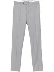 slub-texture trousers 52,54 Gray