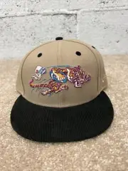 New Era Cincinnati Bangles Corduroy Desert Sky 59FIFTY Fitted Hat Cap 7 Beige