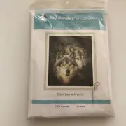 Two Wolves Joy Sunday Cross Stitch Kit