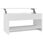 Coffee Table Lift Up Top Modern Tables Hidden Book Storage Shelf Rack vidaXL