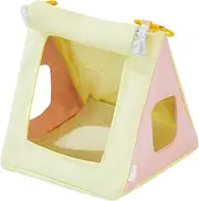 ＡＷＨＡＯ Bird Nest, Parrot Tent, Hanging Hammock, Use, Breathable Decorative Bird Bed Hammock for Parrot, Yellow