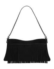 [Rebecca Minkoff] Fringe Shoulder Bag in Black