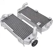 Rynplex Motorcycle Engine Cooling Cooler Radiator Water Tank DRZ400S 2000-2019 DRZ400SM 2005-2019 DRZ 400S 400SM Motorcycle Engine Radiator
