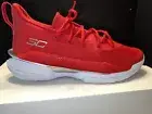Under Armour Curry 7 Team Red Size 13 3023838-606