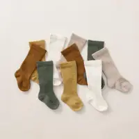 在飛比找ETMall東森購物網優惠-Bai風情提花鏤空寶寶嬰兒中筒襪