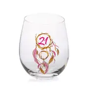 21st Birthday Tallulah Dream Stemless Glass