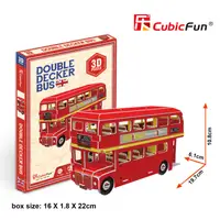 在飛比找誠品線上優惠-CubicFun 3D立體拼圖/ 雙層公車/ S3018h