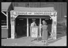 Photo:Fortune teller's cubicle, state fair, Donaldsonville, Louisiana