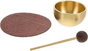 KAILIKETIY 1 Set Music Bowl Mini Handmade Buddhist Singing Bowl With Mallet For Meditation Chanting Sound Therapy Balancing Percussion Instrument