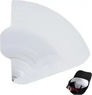 NICENEEDED 100 Pcs Hat Sweat Liner, Shields Absorbing Pad Self-adhesive Grime Lining, Protector Bands for Baseball Golf Cap Men Women