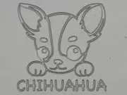 Chihuahua Dog Mug stamp design | dog clay stamp | handbuild pottery
