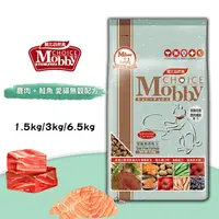 在飛比找蝦皮購物優惠-Mobby 莫比 鹿肉&鮭魚愛貓無穀配方1.5kg/3kg/