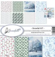 Reminisce Collection Kit 12"X12"-Snowfall