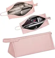[Pitrumo] Portable Travel Storage Bag Compatible with Dyson Supersonic Hair Dryer, Dyson Airwrap Styler, Dyson Corrale Hair Straightener, Shark Flexstyle Air Styling & Drying System, Pink